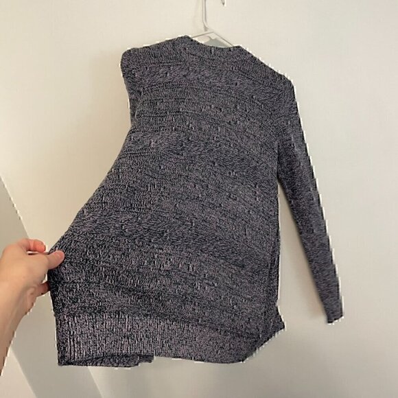 NEW NWT SONOMA Allover Stitch Cardigan Teal Lilac Lavender Pink Open Sweater XS - Picture 12 of 14